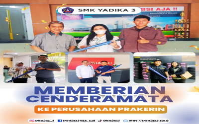 Pemberian Cenderamata Kepada Perusahaan Prakerin